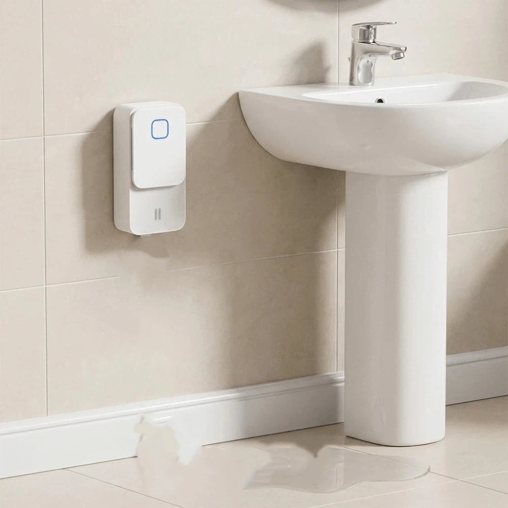 Water Alarm Sensor - WiFi-gekoppelde WiFi-waterdruksensor, compact ontwerp, detectie op
