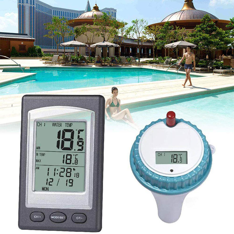 Digtal Zwembad Thermometer Dra - Pool Alarm Float recensie en prijs