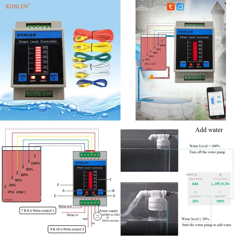 KONLEN Waterniveausensor WIFI  - Water Alarm Sensor recensie en prijs