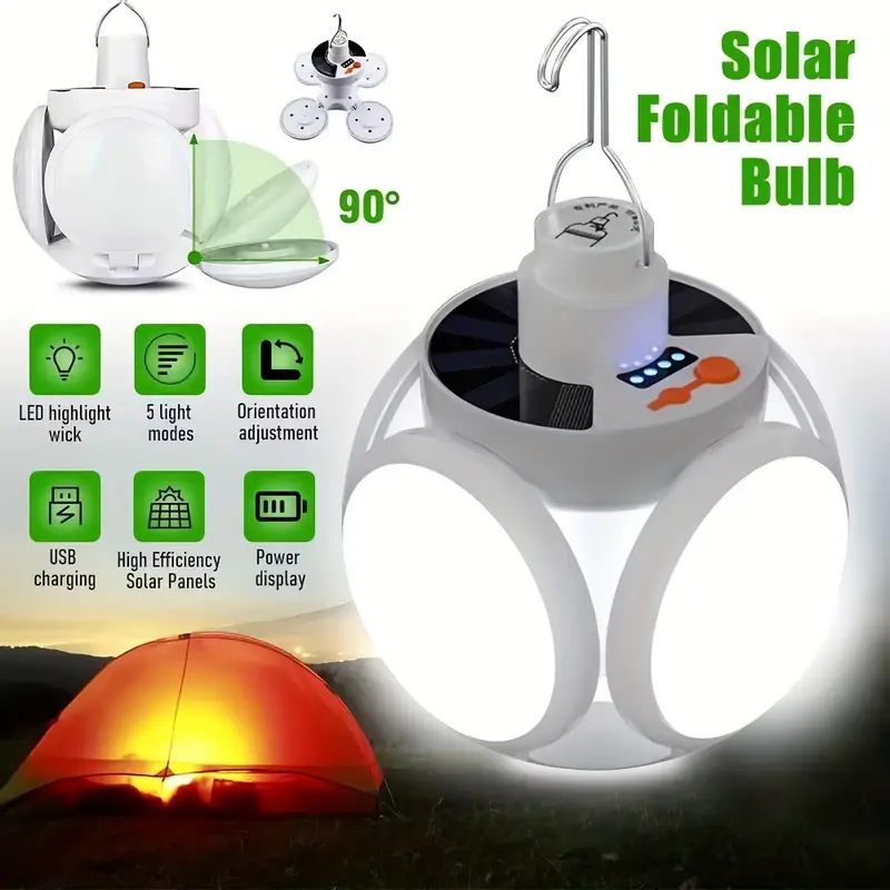 1 opvouwbare lamp op zonne-ene - Power Outage Light recensie en prijs