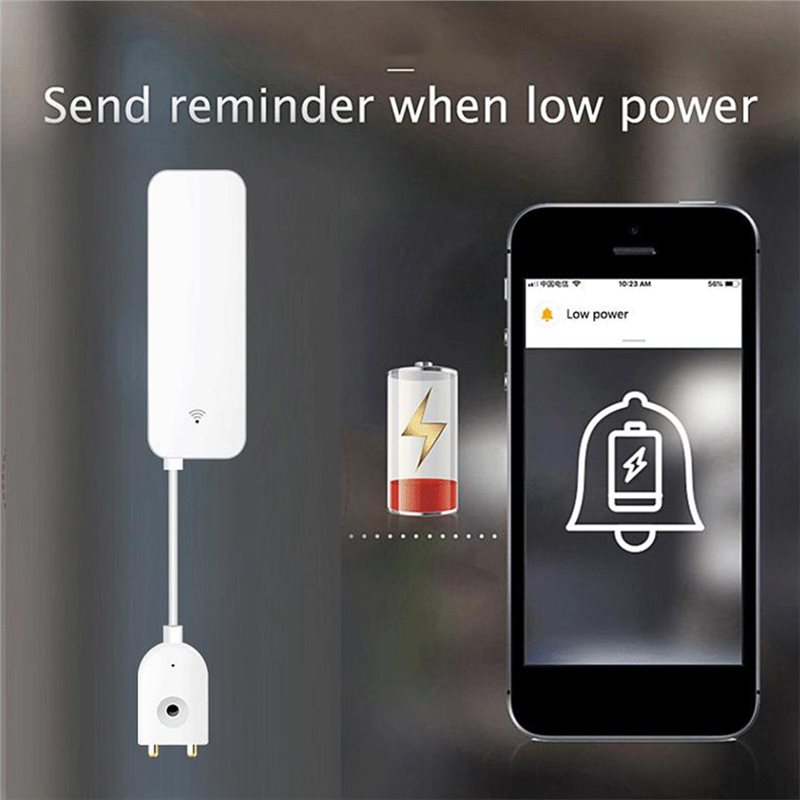 DTEN-Tuya WIFI slimme waterlek - Water Alarm Sensor recensie en prijs