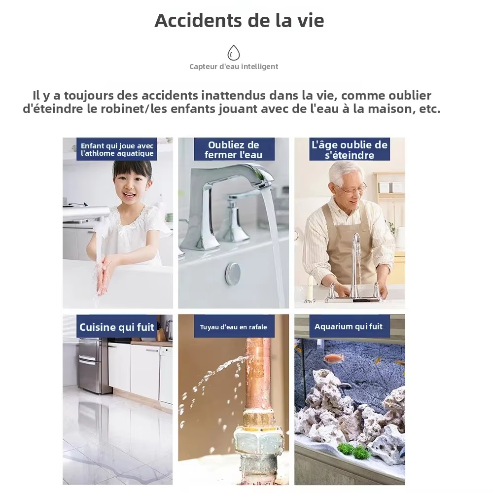 Werk met Tuya ZigBee 3.0 water - Water Alarm Sensor recensie en prijs