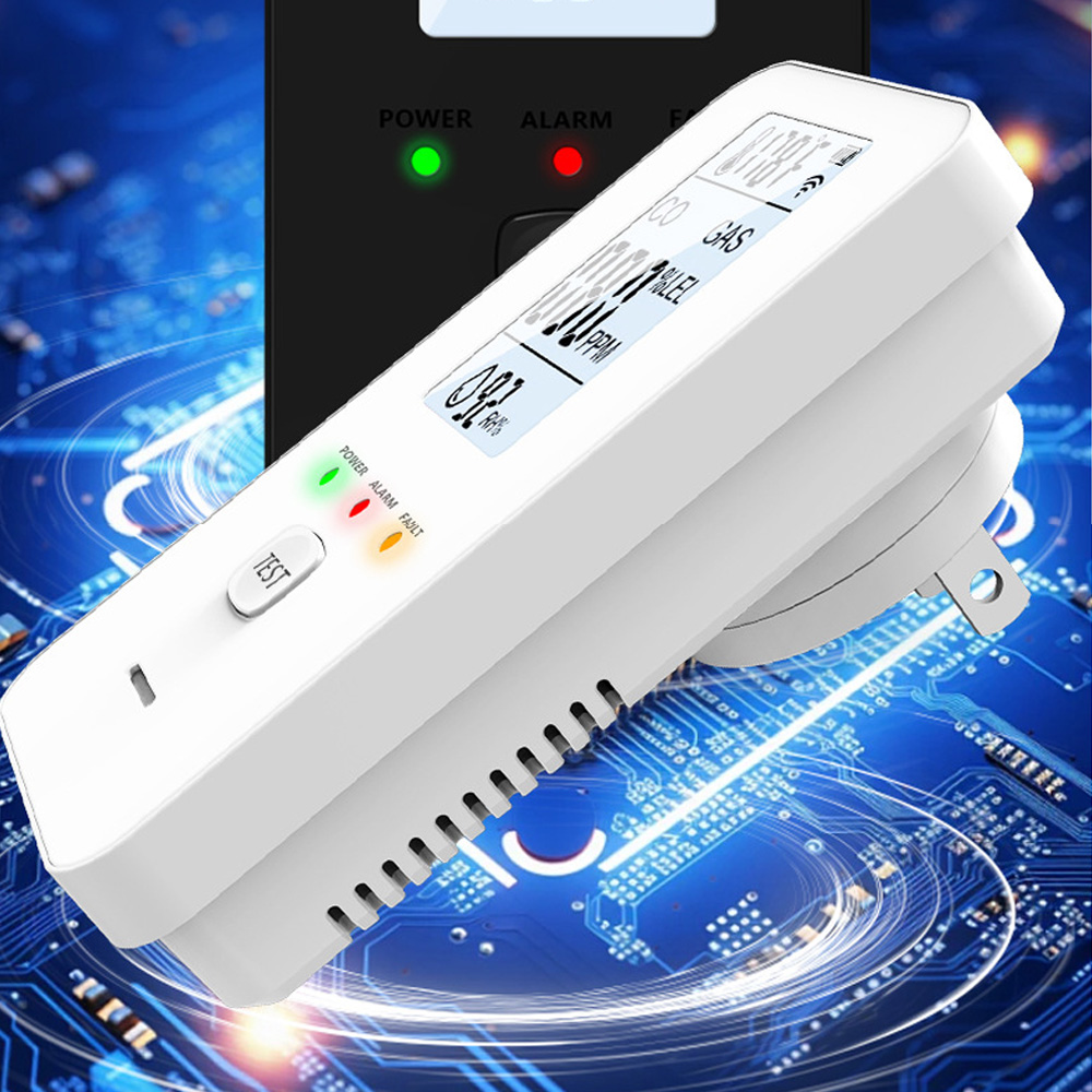 Detector voor aardgas en koolm - Co Detector Plug recensie en prijs