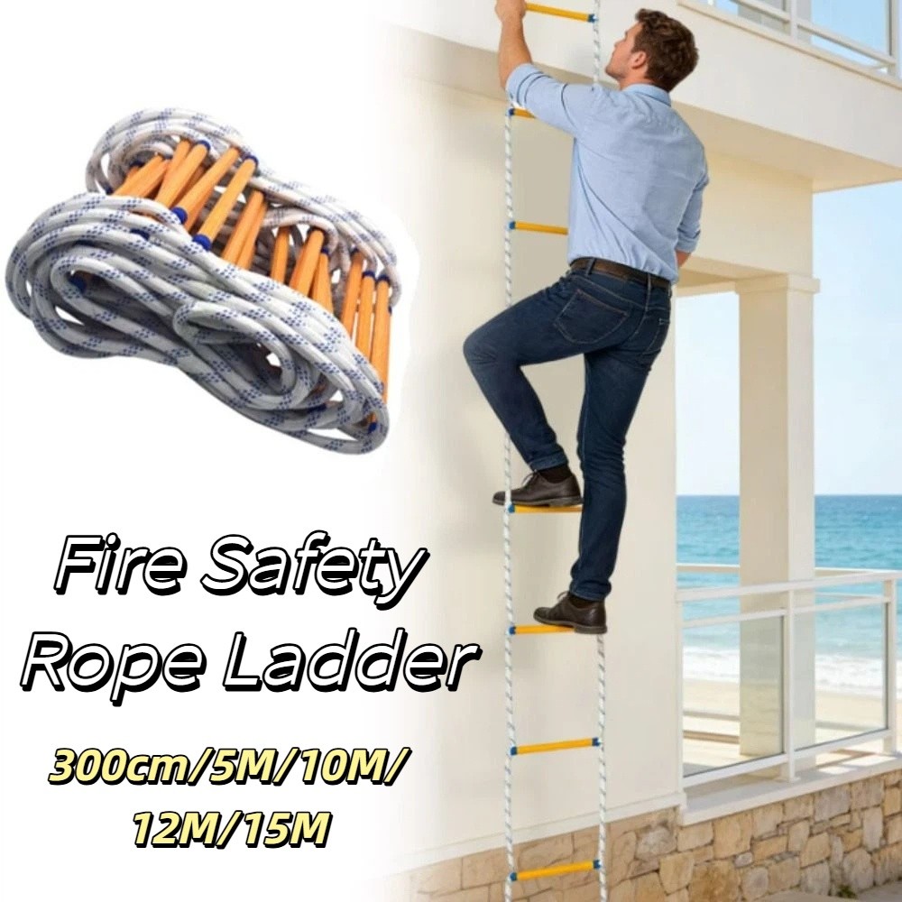 Geïsoleerde touwladder, gripva - Fire Escape Ladder recensie en prijs