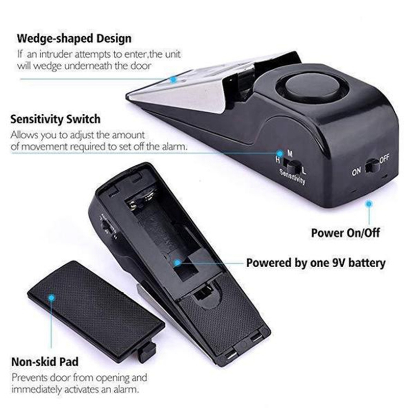 Draadloos deurstopper alarm sl - Door Stop Alarm recensie en prijs