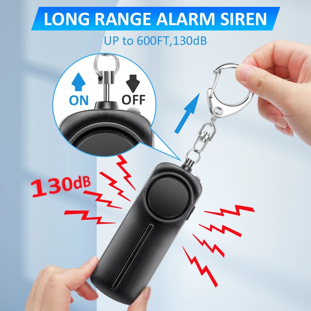 Zelfverdedigingsalarm 130dB Ul - Personal Alarm Keychain recensie en prijs