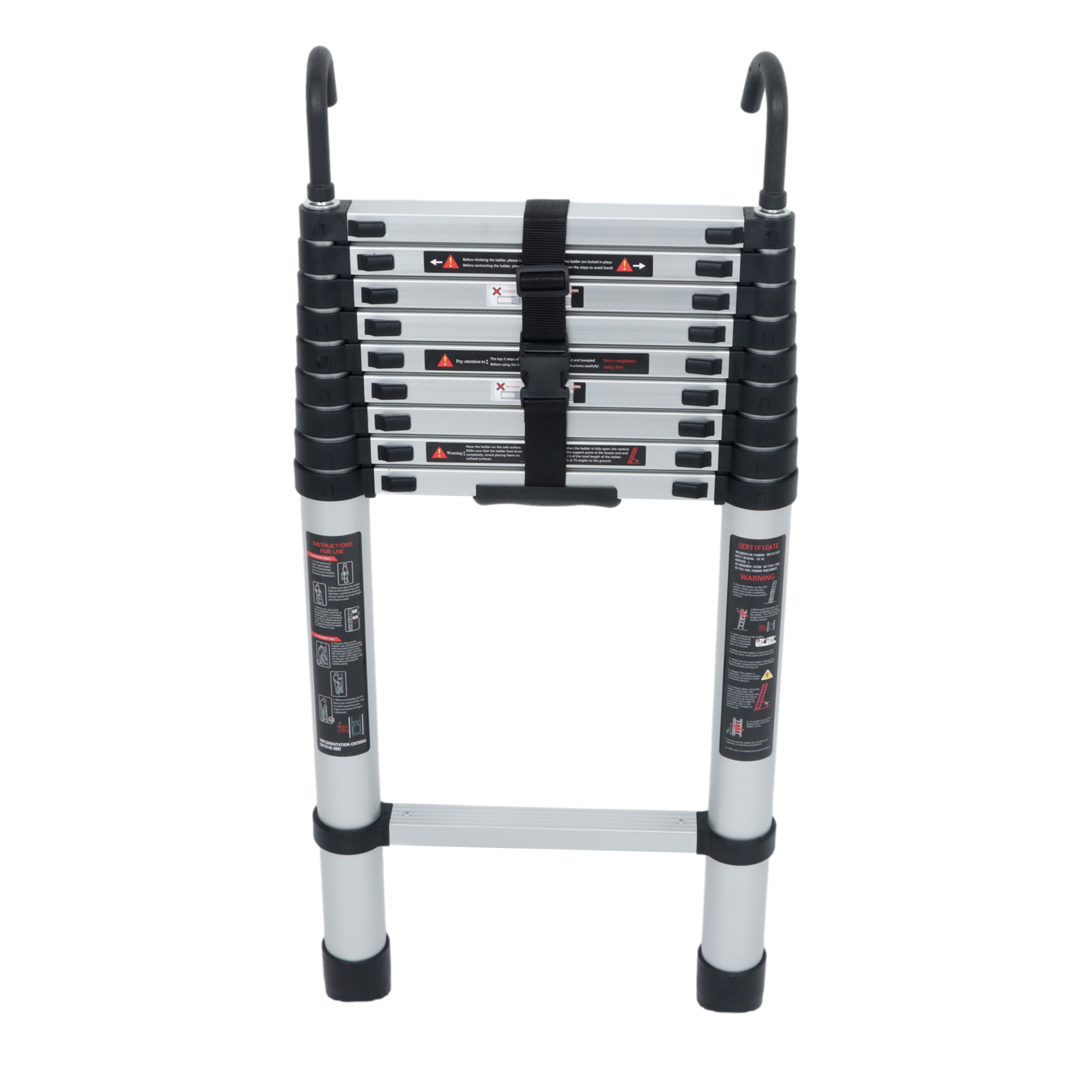 Zilveren 12,5 FT Telescopische - Fire Escape Ladder recensie en prijs